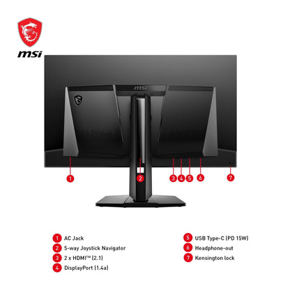 MSI MAG 321UPX QD-OLED 31.5 Zoll 4K Gaming Monitor