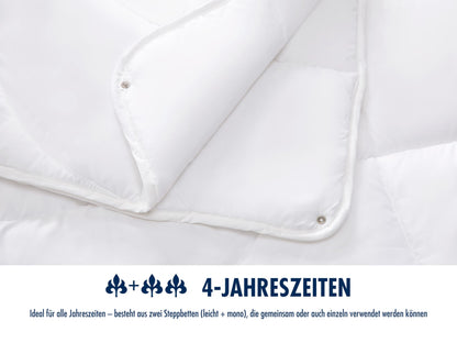 Irisette Micro Thermo 4-Jahreszeiten Steppbett - 155x220 cm