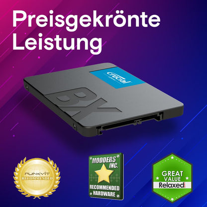 Crucial BX500 SATA SSD 4TB - 2.5 Zoll für PC Laptop