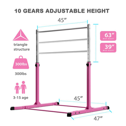 Mosebears Gymnastikstange Kinder – Höhenverstellbar 90-150cm