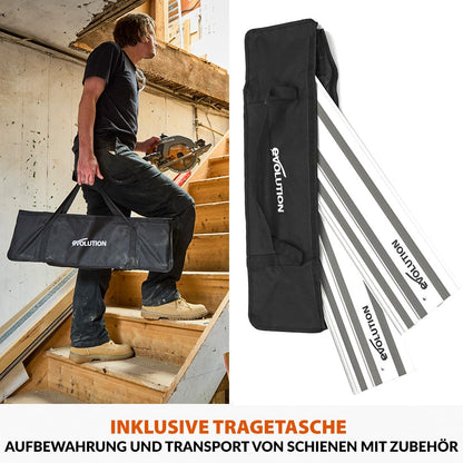Evolution ST1400-G2 Führungsschiene Universal für Kreissägen, 1,4 m