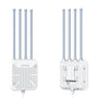 WAVLINK AX3000 WiFi6 Outdoor Access Point – Dual Band IP67: Kompaktes, weißes Gehäuse für robustes, schnelles WLAN im Außenbereich.