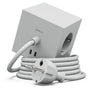 Avolt Square 1 Steckdosenwürfel USB-C/USB - Gotland Grey 1.8m. Schukosteckdosen, USB-C & USB-A zur Stromversorgung & Laden.