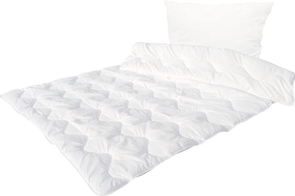MB Warenhandel24 Bettenset 4-teilig Steppbett 135x200 Kopfkissen 80x80