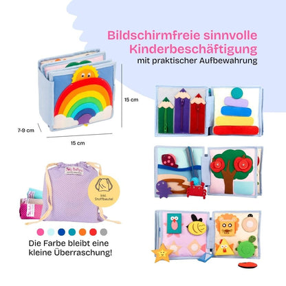 Jolly Designs Mini Quiet Book Sonnenschein Montessori Filzbuch
