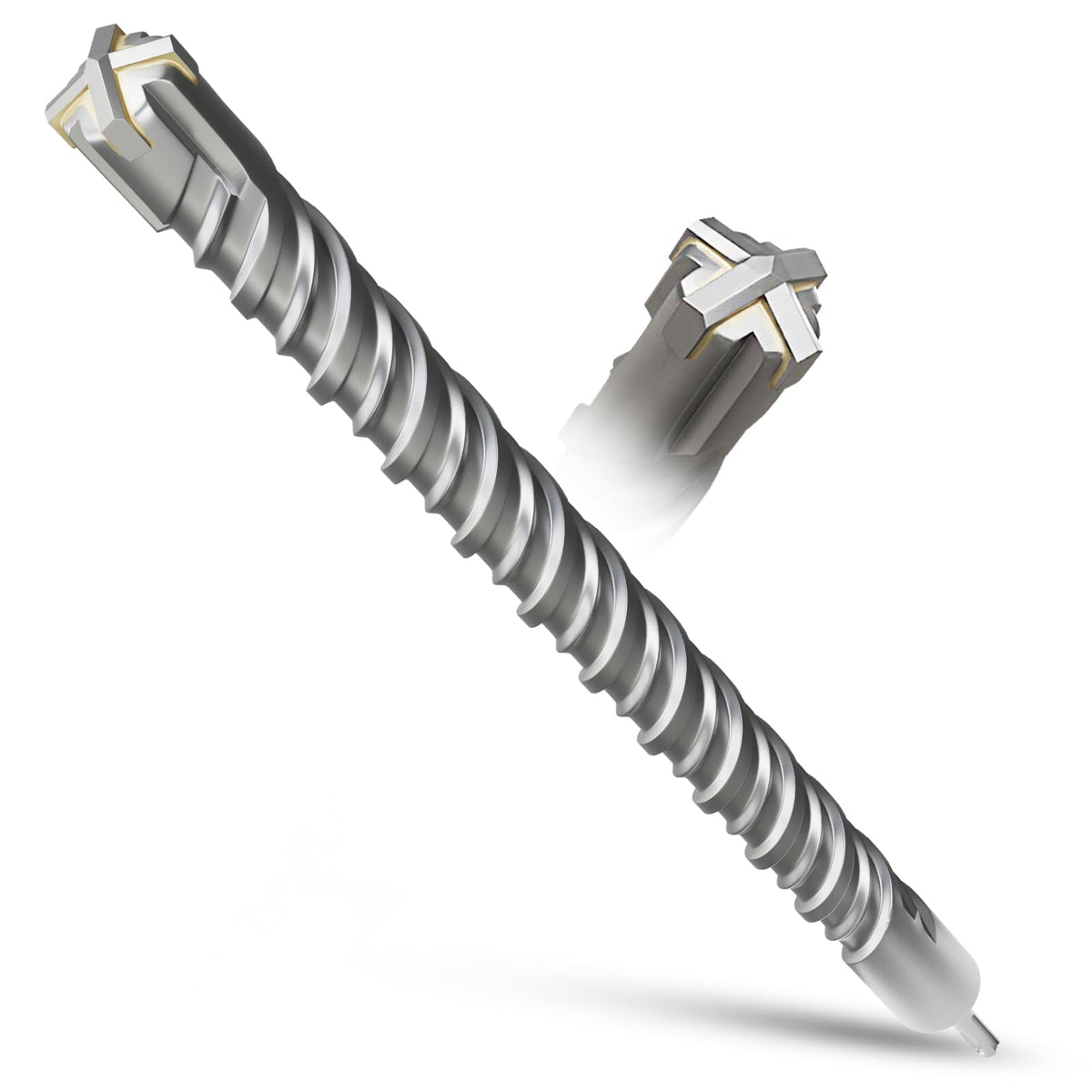 METOTY SDS Plus Bohrer 40 x 600 mm Hammerbohrer für Beton und Stein mit Hartmetallkopf und SDS-Plus-Schaft