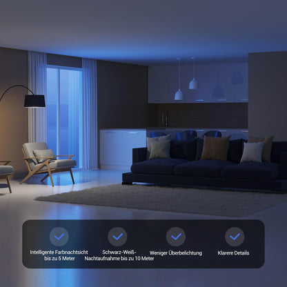 EZVIZ CP1 Pro 2K WLAN-Überwachungskamera für innen, 360°, 2er-Pack