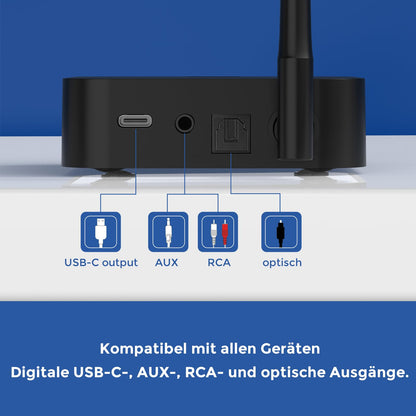 LETSACTIV TH11 Funkkopfhörer für TV, Over-Ear mit 40h Akkulaufzeit
