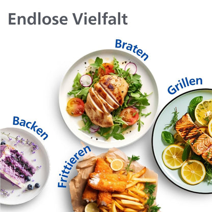 Philips Airfryer Dual Basket 3000 Series Heissluftfritteuse 9 L