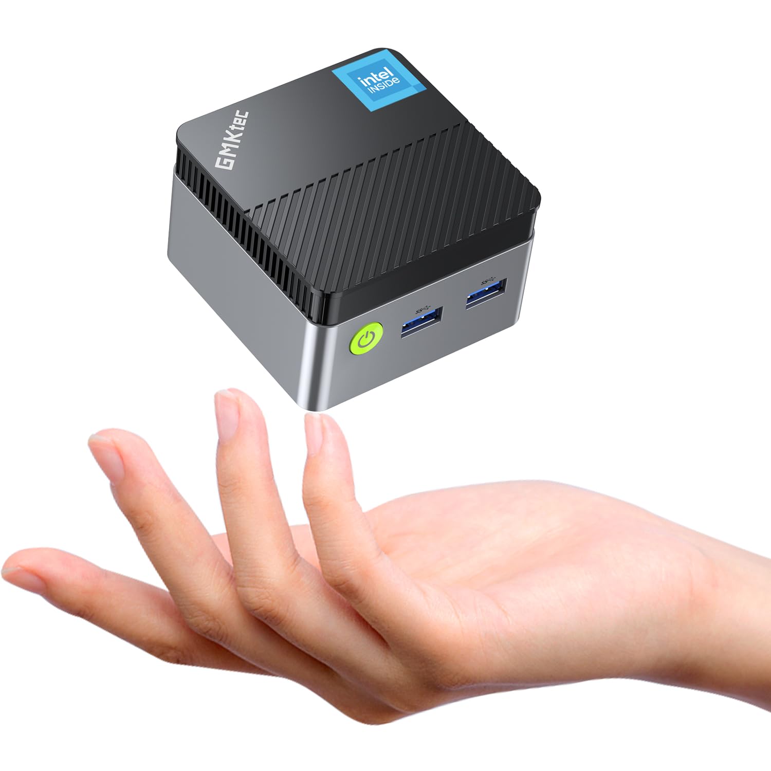 GMKtec G5 N97 Mini-PC Micro Computer - 12GB RAM, 256GB SSD, schwarzer Mini-PC für Office & Multimedia.