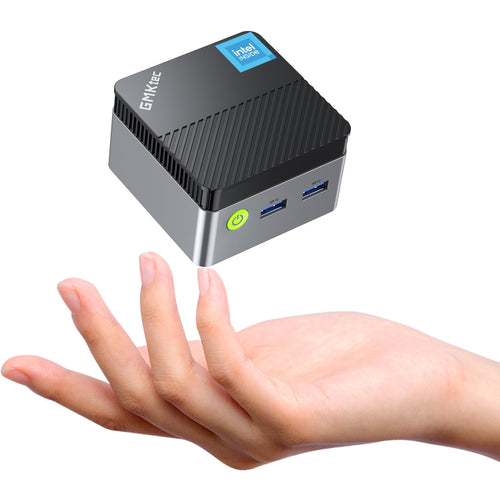 GMKtec G5 N97 Mini-PC Micro Computer - 12GB RAM, 256GB SSD, schwarzer Mini-PC für Office & Multimedia.