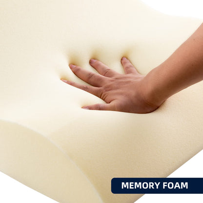 NOFFA Memory Schaum Keilkissen Rückenlehne - Ergonomisch Breit
