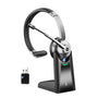 Earbay Bluetooth Headset mit Mikrofon, USB-Dongle und Ladestation, einseitiges On-Ear-Design