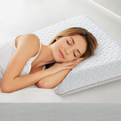 BedStory Gel Memory Foam Kopfkissen 60x40 cm für Seitenschläfer