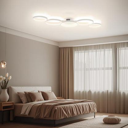 BAYHT LED Deckenleuchte Rund Dimmbar – 50W Weiss, mit Fernbedienung