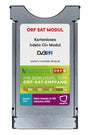 ORF DIGITAL DIREKT Irdeto CI+ Modul dual Entschlüsselung kartenlos, rechteckig, schwarz, für kartenlosen ORF-Empfang.