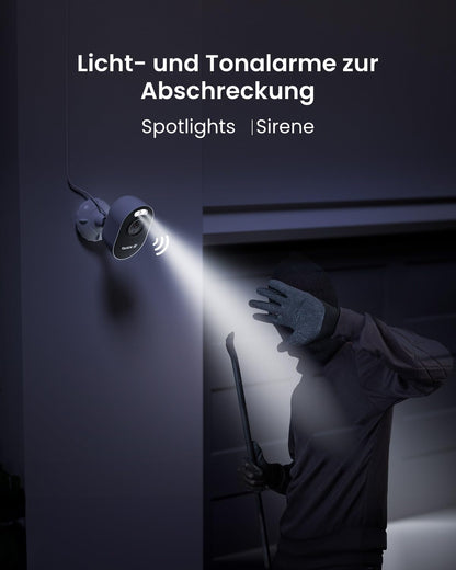 Reolink Lumus Pro 4K Überwachungskamera Aussen mit Wi-Fi 6