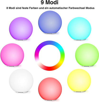infray ANICEMOON Solarkugel 30 cm, Solarleuchte für aussen, IP67