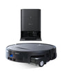 ECOVACS DEEBOT T80S Omni Saugroboter mit Wischfunktion, Schwarz – 98 mm flach, mit Absaugstation