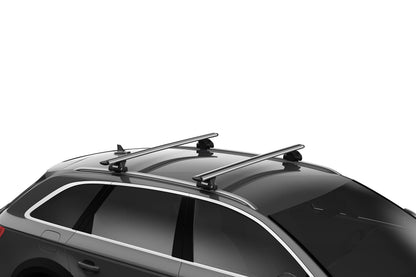 Thule Evo Flush Rail Dachträger-Fuss-Set 4er-Pack Schwarz