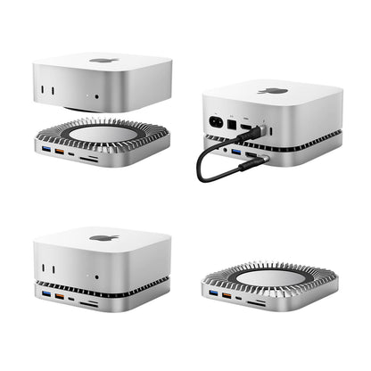 Mac Mini M4/M4 Pro Dock – Ständer mit SSD Gehäuse & HDMI Hub