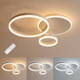 MOUNM LED Deckenleuchte Dimmbar 3000-6000K - 65x50cm. Flache, rechteckige LED-Deckenleuchte zur Raumbeleuchtung.