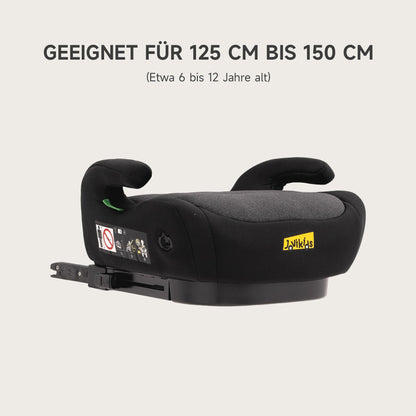 Jovikids Sitzerhöhung Auto mit ISOFIX, ECE R129, 125–150 cm