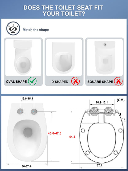 YEAUPE PRO Bidet WC-Sitz Oval - Nicht elektrisch