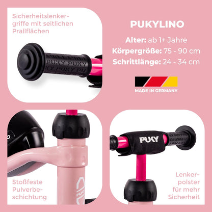 PUKY PUKYLINO Indoor-Rutschfahrzeug für Kinder - Retro Rose