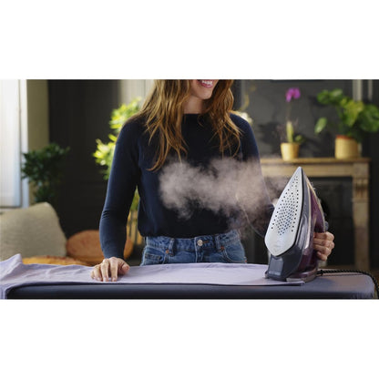 Tefal Smart Protect Plus Dampfbügeleisen - FV6870 Weinrot