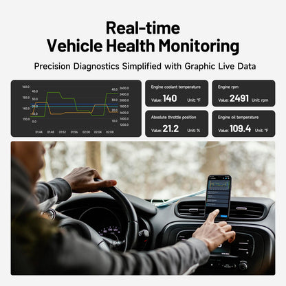 TOPDON CarPal-B OBD2 Diagnosegerät Bluetooth für iOS und Android