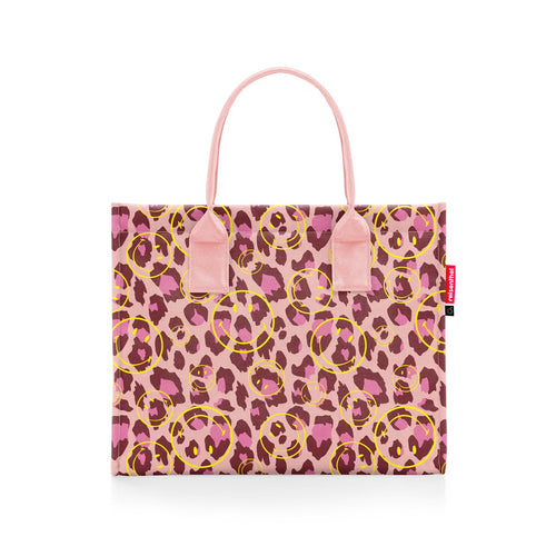 reisenthel daily shopper smiley leo blush Einkaufstasche mit zwei gepolsterten Tragehenkeln