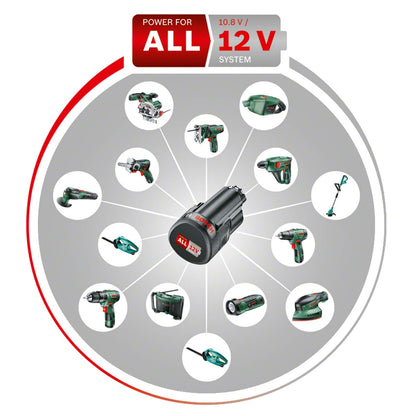 Bosch EasyDrill 1200 Akkuschrauber Set mit 2,0 Ah Akku im Softbag