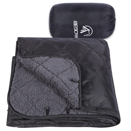 REDCAMP Campingdecke mit Sherpa-Futter, wasserdicht, 200 x 150 cm