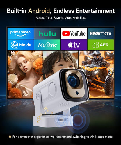 Magcubic HY310 Mini Beamer 1080P Autofokus tragbarer Smart Projektor