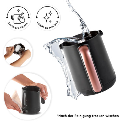 KARACA Hatır Roast Türkische Kaffeemaschine Roségold 5 Tassen