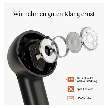 Cambridge Audio Melomania A100 True Wireless In-Ear Kopfhörer Schwarz