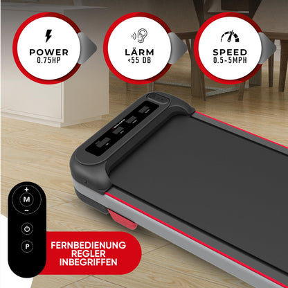 Walden Walking Pad F2200 Laufband Ultraflach 0.75 PS – Unter dem Schreibtisch