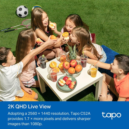 Tapo C52A Aussenkamera 360° 2K 4MP Starlight Nachtsicht