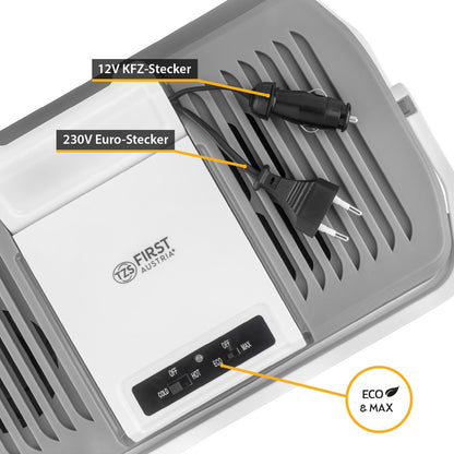 TZS First Austria Thermoelektrische Kühlbox 24L 12V/230V - Grau