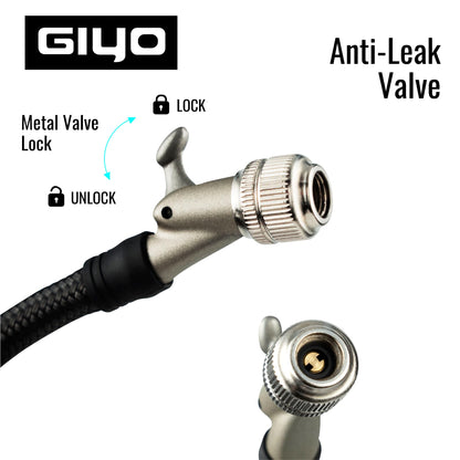 GIYO GS-52L Digitale Schockpumpe, 600 PSI, Aluminiumfass