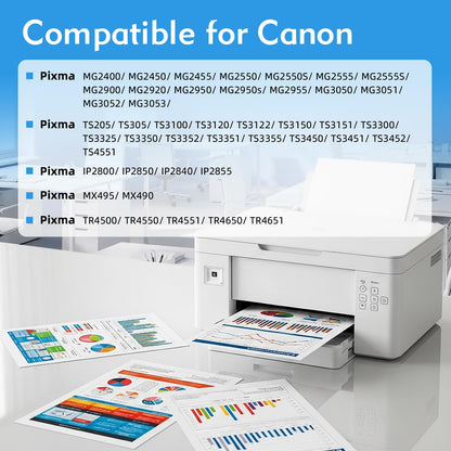 ColoWorld 540XL 541XL Tintenpatronen Multipack für Canon PG-540 CL-541