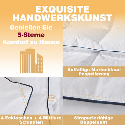 BedFabtasy Feder- und Daunendecke 135x200 cm, Ganzjahresdecke