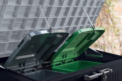 Keter Store it Out Nova Gartenschuppen Kunststoff 880 l dunkelgrau