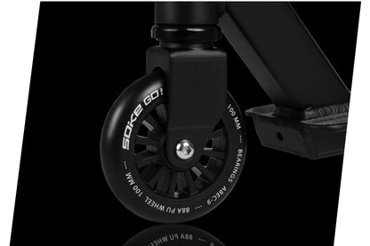 SOKE GO! Stunt Scooter mit ABEC-9 Kugellagern, schwarz