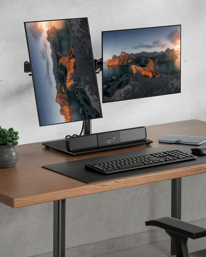 ErGear Monitor Halterung 2 Monitore, 13-32 Zoll, VESA 75/100