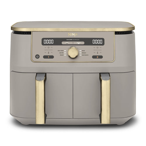 Ninja Dual Zone Heissluftfritteuse DZ400EUSTGD, 9,5 l, Stone Gold