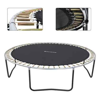 SONGMICS Sprungtuch Ø 263 cm für Ø 305 cm Trampolin, 64 Ösen