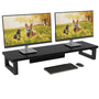 OYRREU Monitorerhöhung CS006 für 2 Monitore, 91x26 cm, schwarz