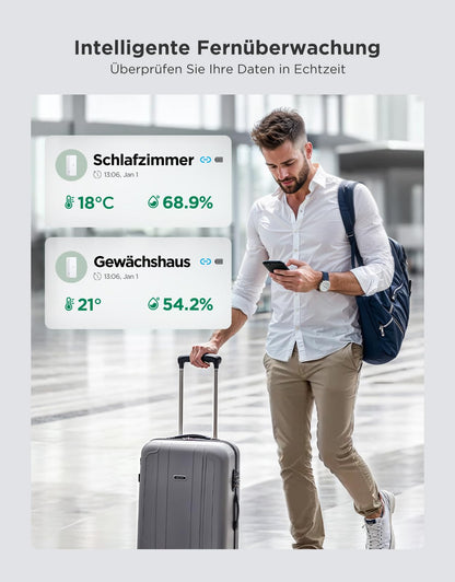GoveeLife WLAN Thermo-Hygrometer H5151 innen, 3er-Set mit App